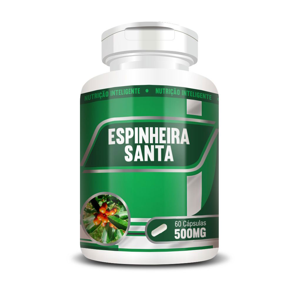 Espinheira Santa 500mg 60 cápsulas RN Suplementos