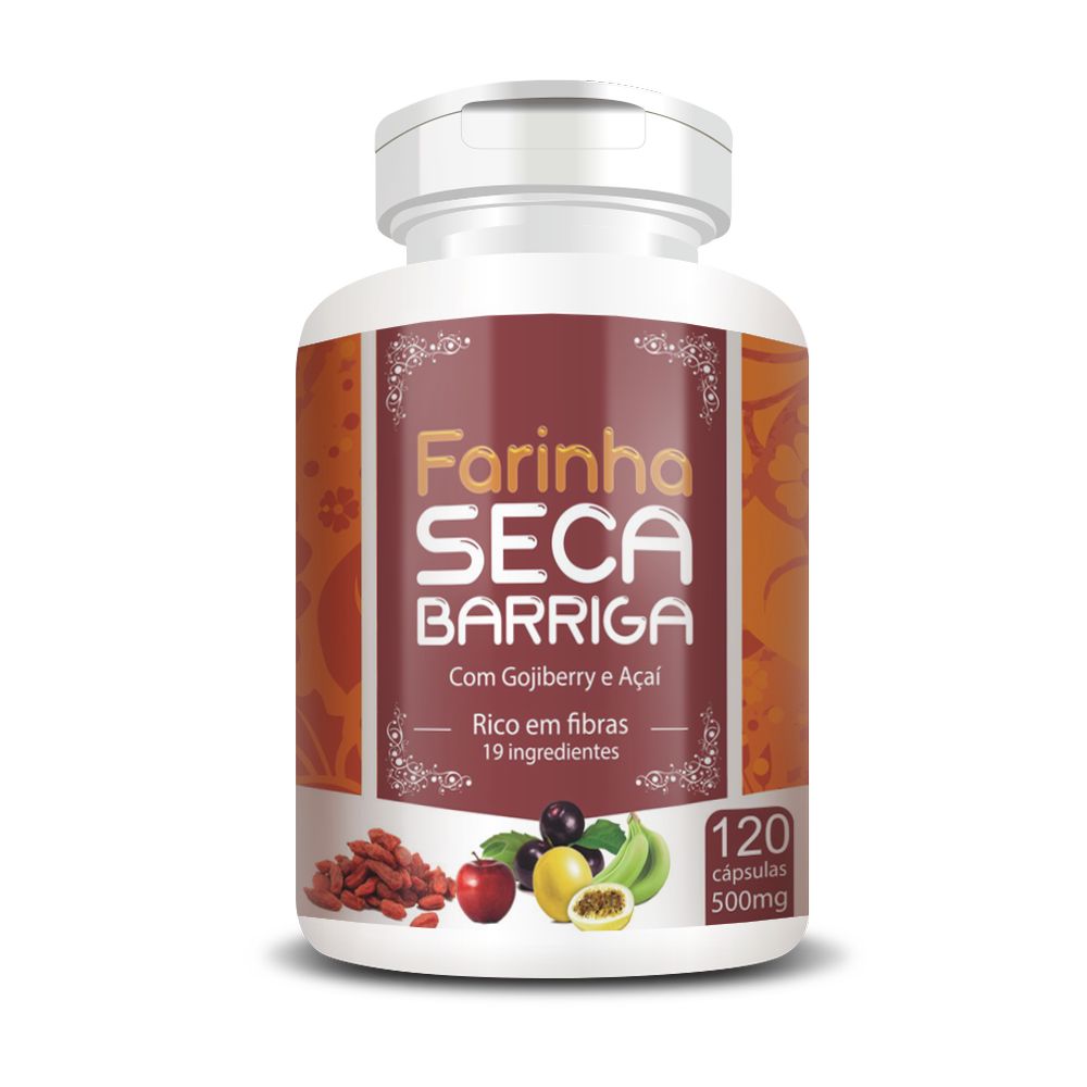 Seca Barriga com Gojiberry 500mg 120 cápsulas RN Suplementos