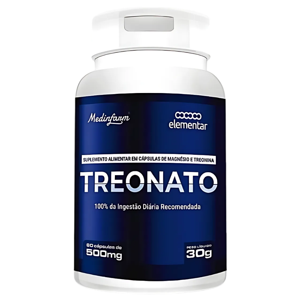 Magnesio Treonato 500mg 60 cápsulas Medinfarm - Genesis