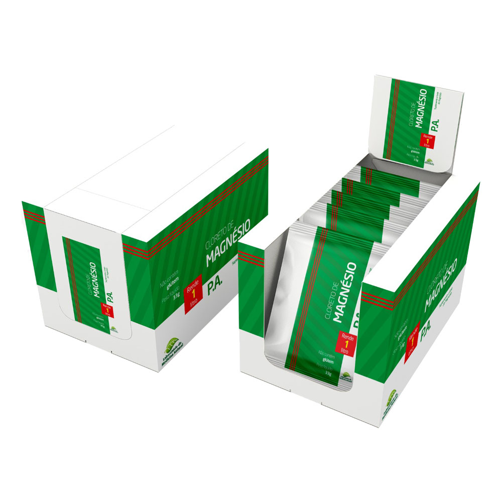 Cloreto de Magnesio PA Display 20un/33g Medinal
