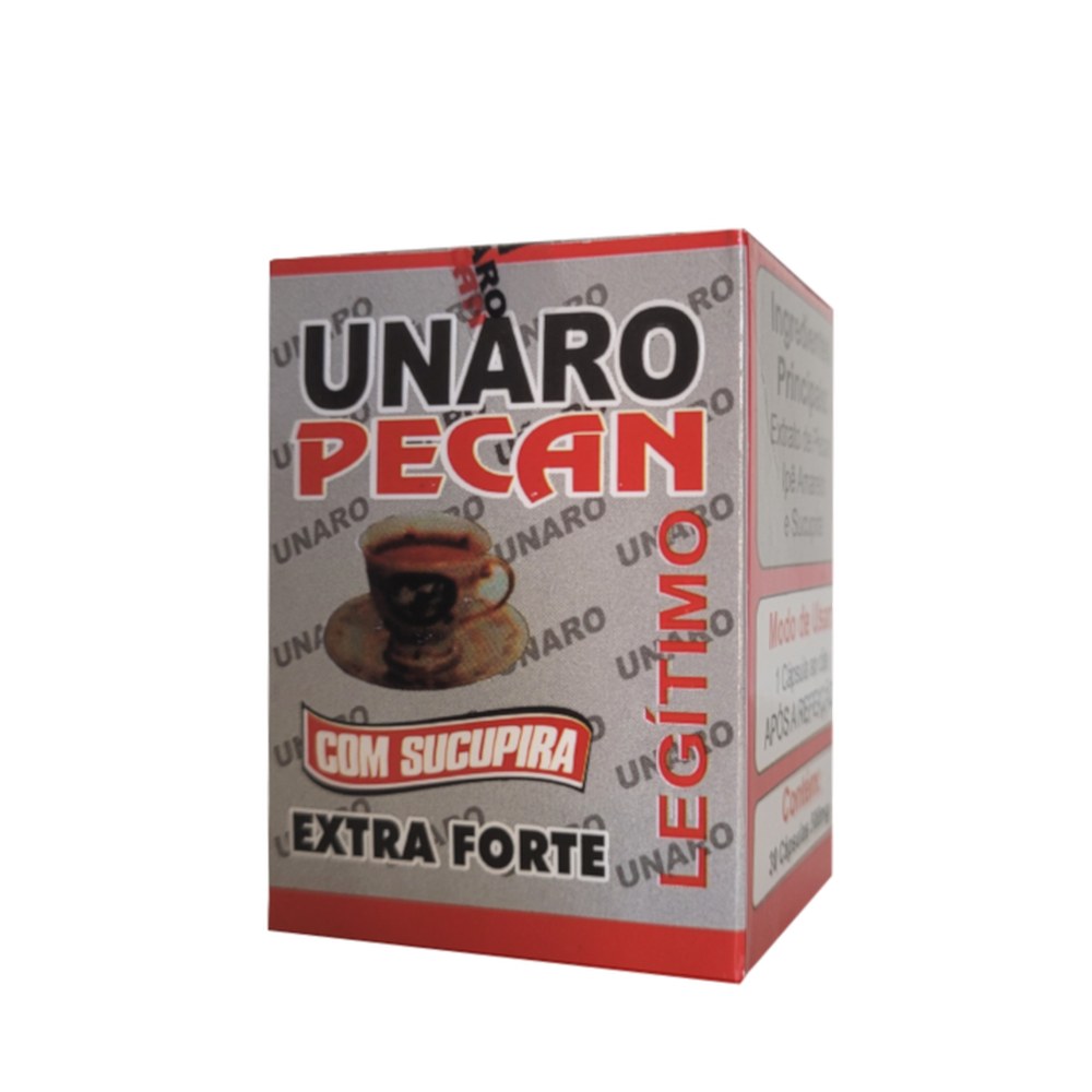 Unaro Pecan 500mg 30 cápsulas Naturalis Brasil