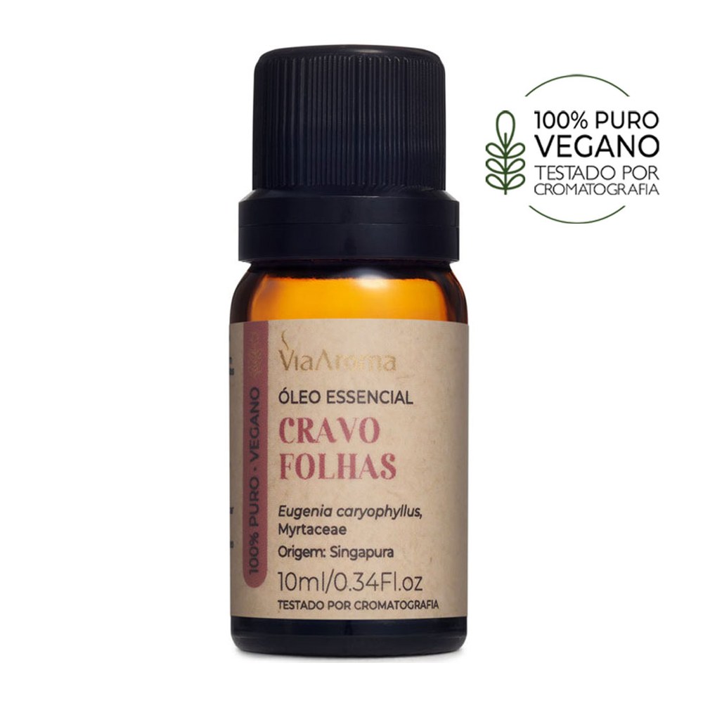 Oleo Essencial Cravo Folhas 10ml Via Aroma