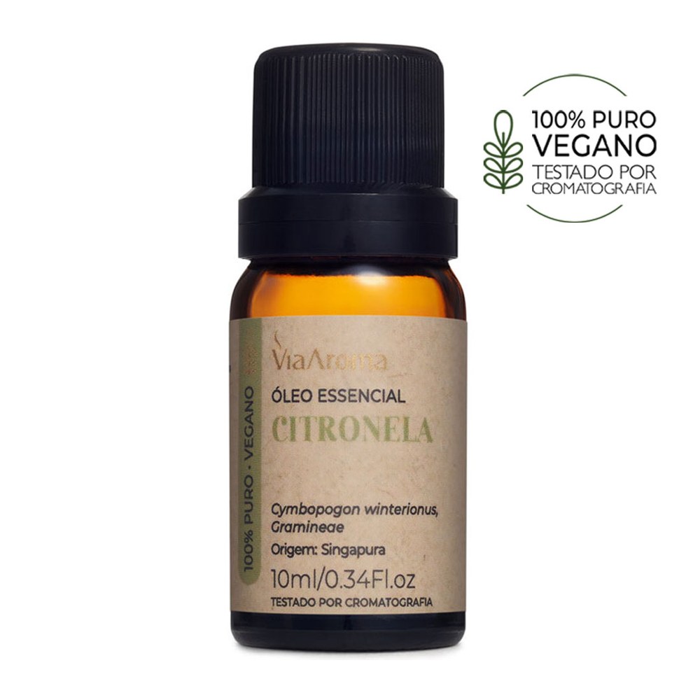 Oleo Essencial Citronela 10ml Via Aroma