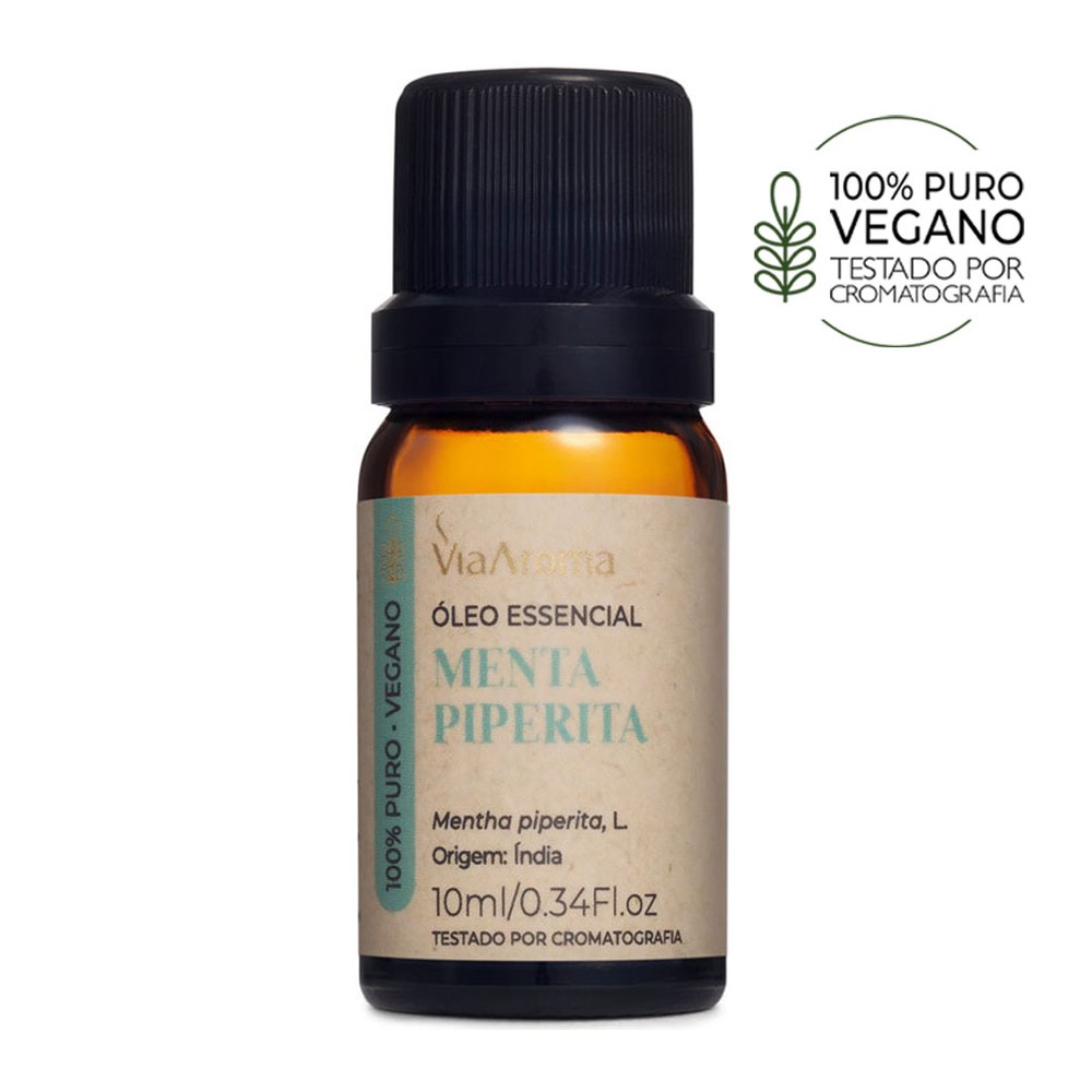 Oleo Essencial Menta Piperita 10ml Via Aroma