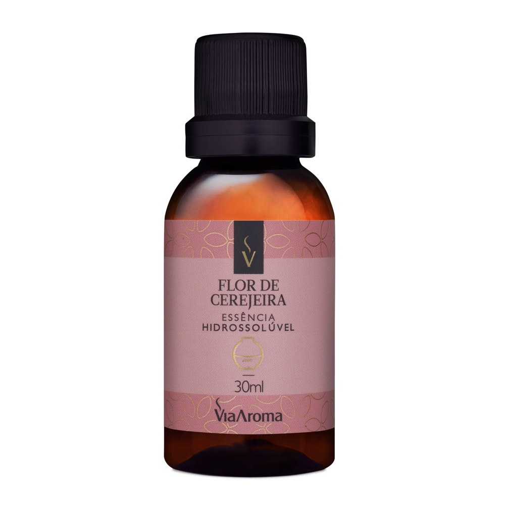 Essencia Hidrossoluvel Flor de Cerejeira 30ml Via Aroma