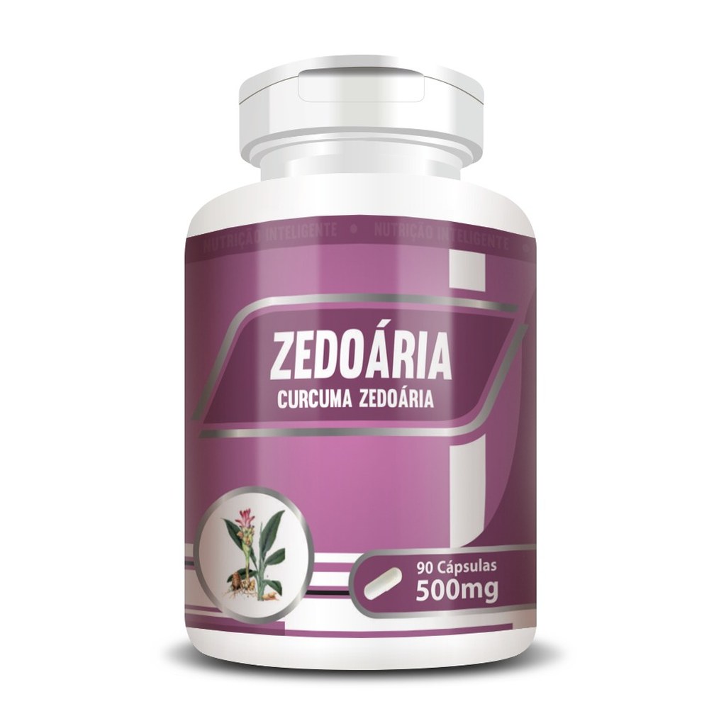 Zedoaria 500mg 60 cápsulas RN Suplementos