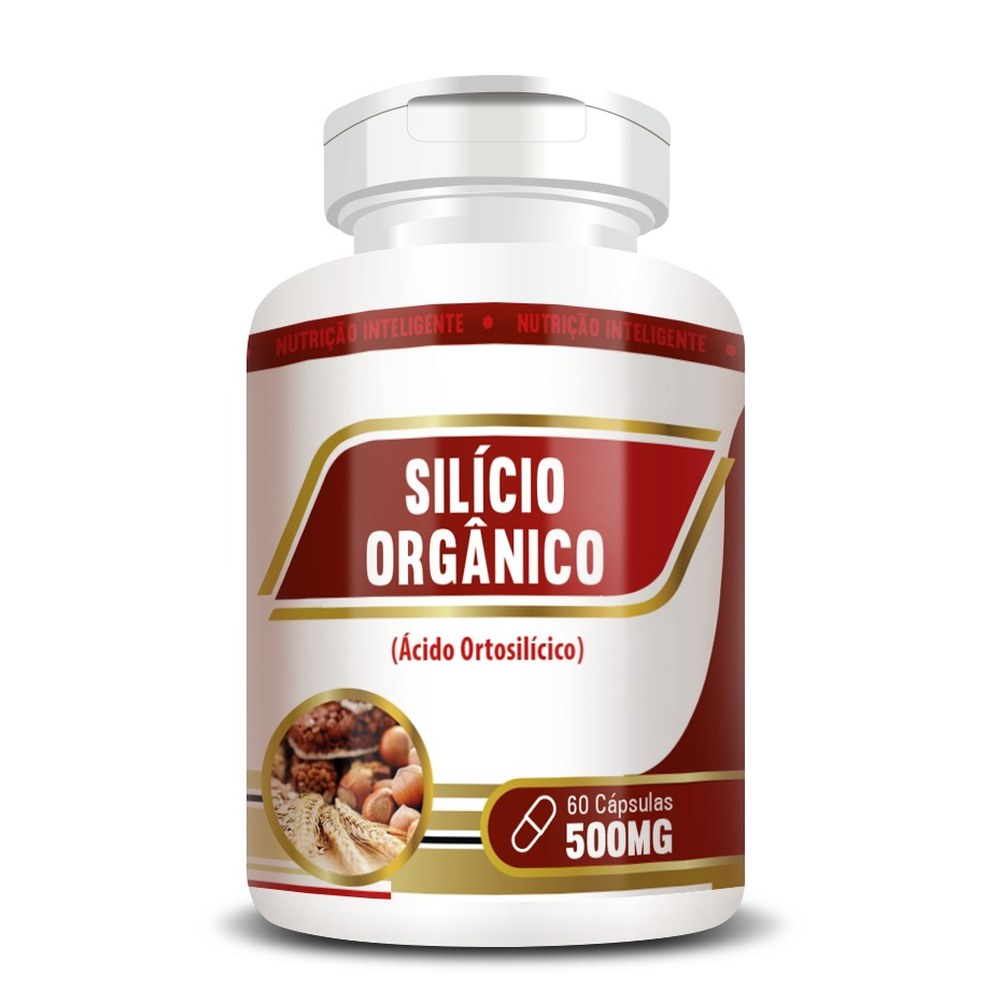 Silicio Organico 500mg 60 cápsulas RN Suplementos