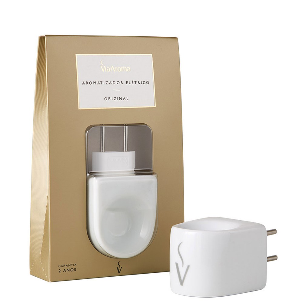 Aromatizador Eletrico Original - Branco Porcelana Via Aroma