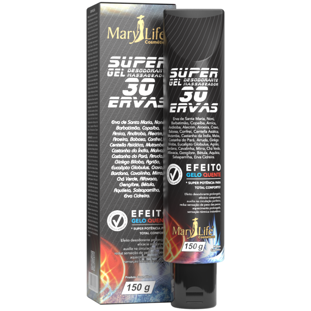 Gel Massageador Super 30 ervas 150g Bio Instinto