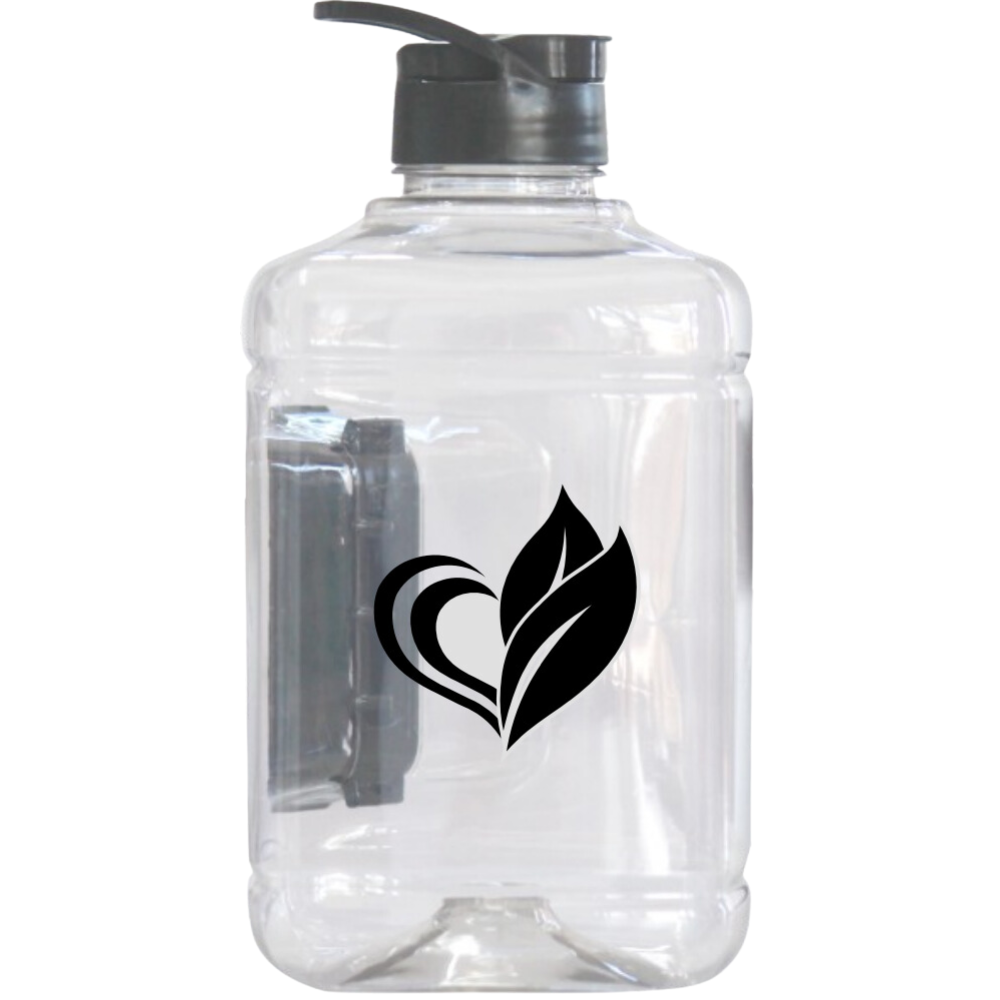 Galão Cristal 1,5L Tampa Preta Twist
