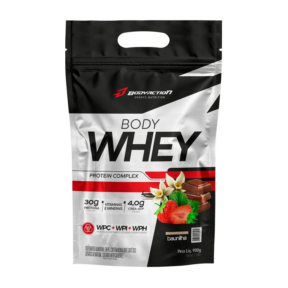 Body Whey 900g Baunilha Body Action
