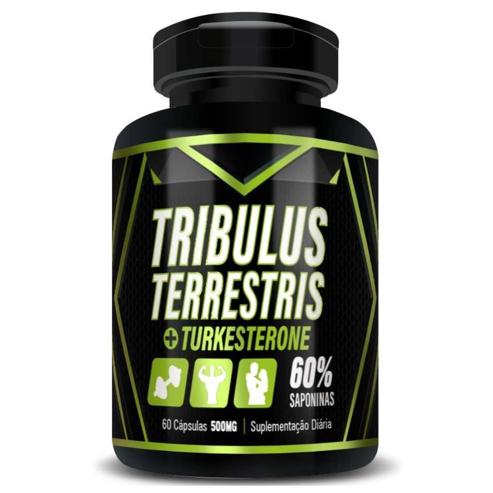 Tribulus Terrestris com Turkesterone 500mg 60 cápsulas Kury Ervas