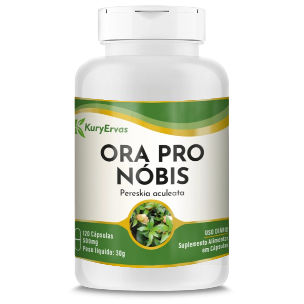 Ora Pro Nobis 500mg 120 cápsulas Kury Ervas