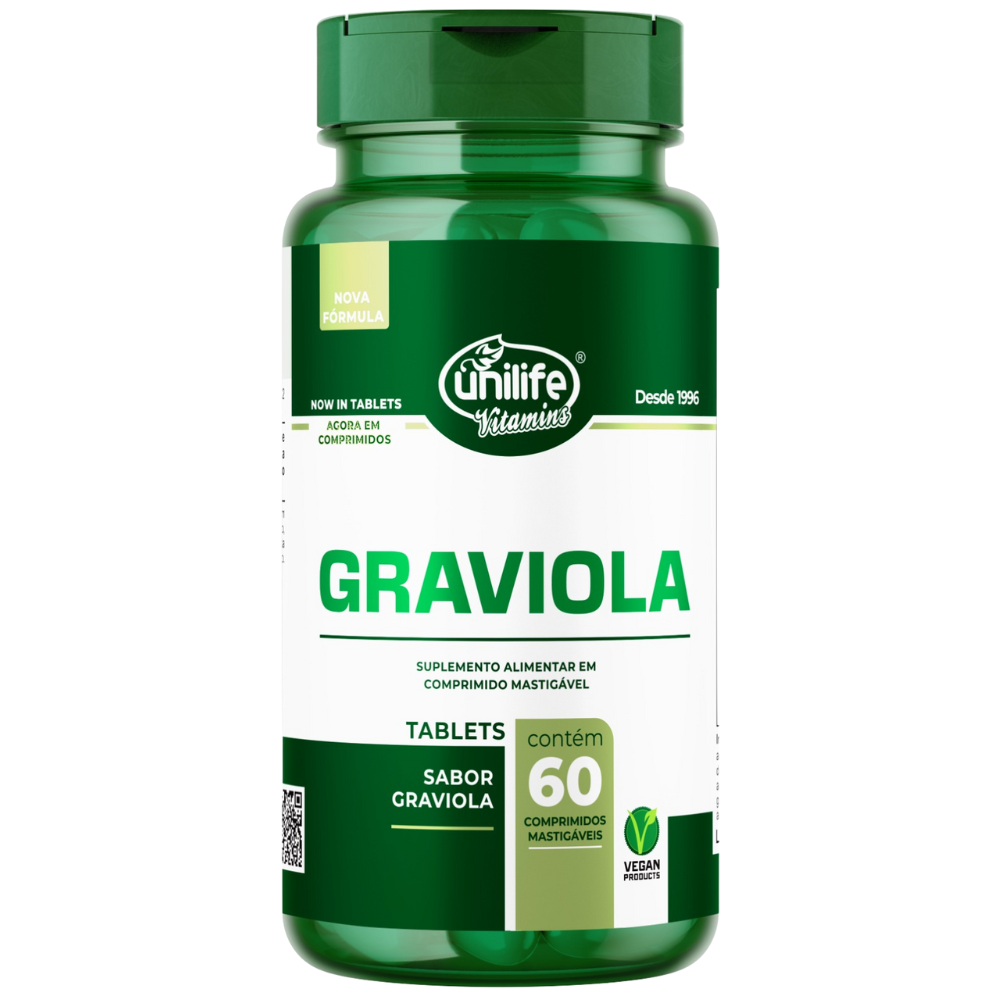Graviola 1000mg 60 comprimidos Unilife