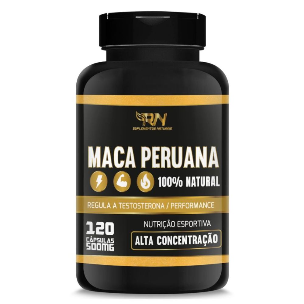 Maca Peruana 500mg 120 cápsulas RN Suplementos