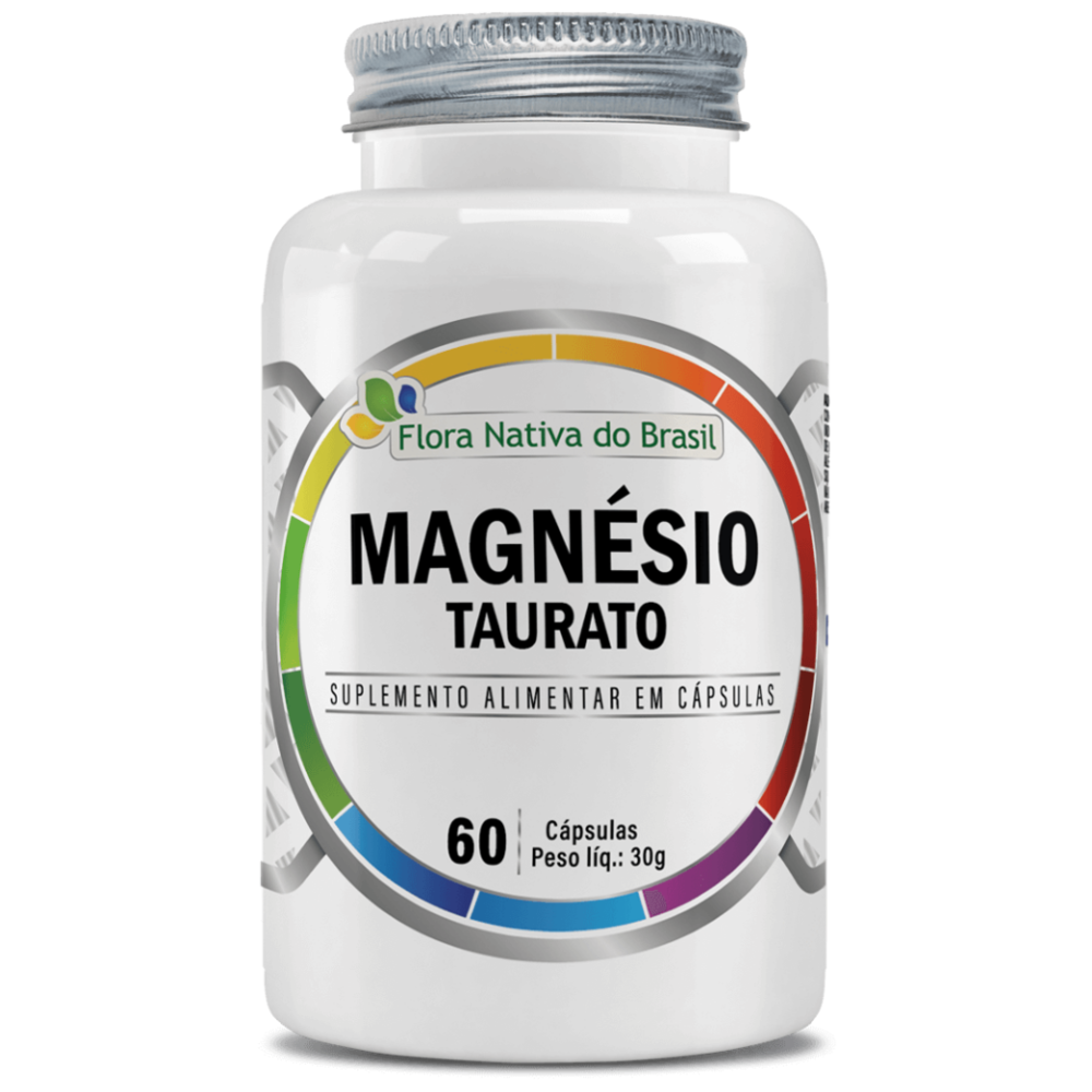 Magnesio Taurato 500mg 60 cápsulas Flora Nativa