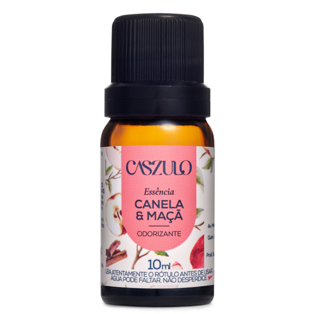 Essencia Canela e Maça 10ml Caszulo