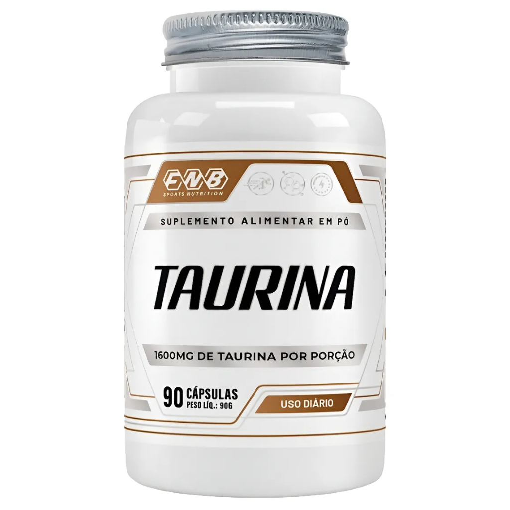 Taurina 100% Pura 800mg 90 cápsulas Flora Nativa