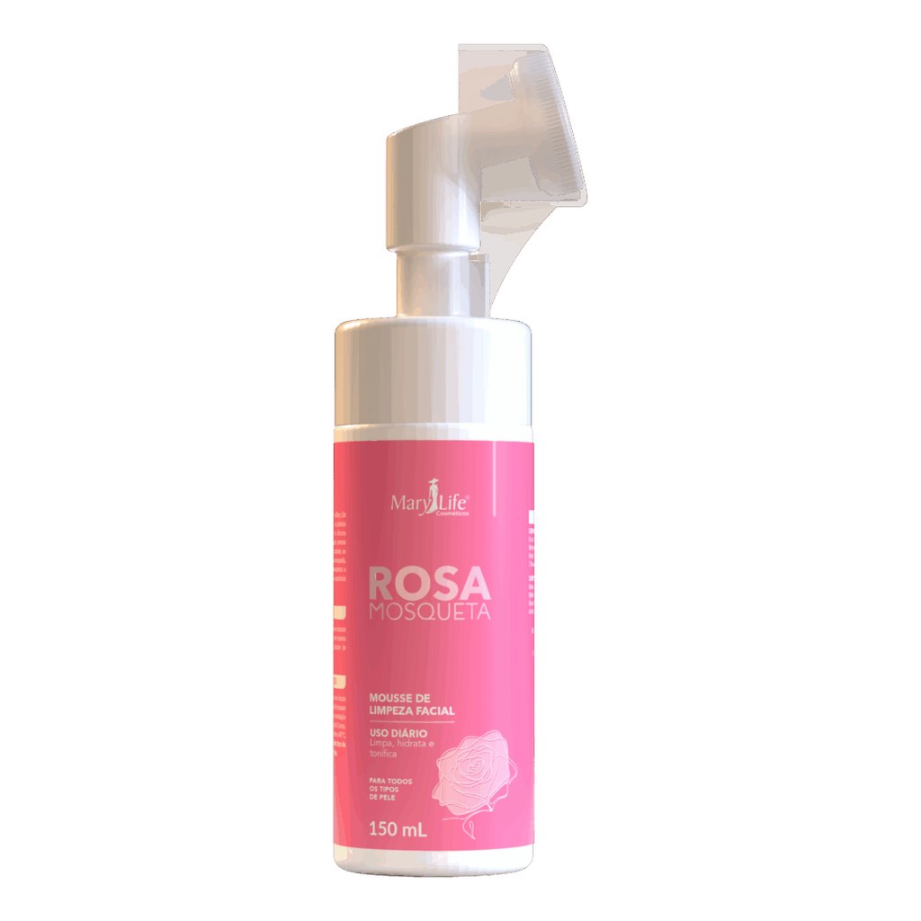 Mousse de Limpeza Facial Rosa Mosqueta 150ml Bio Instinto