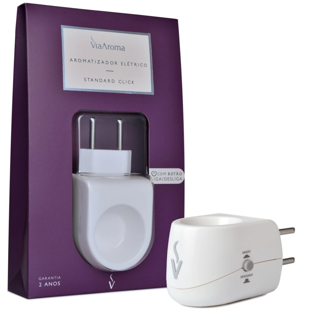 Aromatizador Standard Click Branco Via Aroma