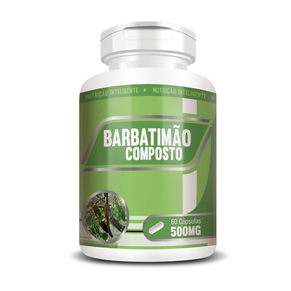 Barbatimao Composto 500mg 60 cápsulas RN Suplementos