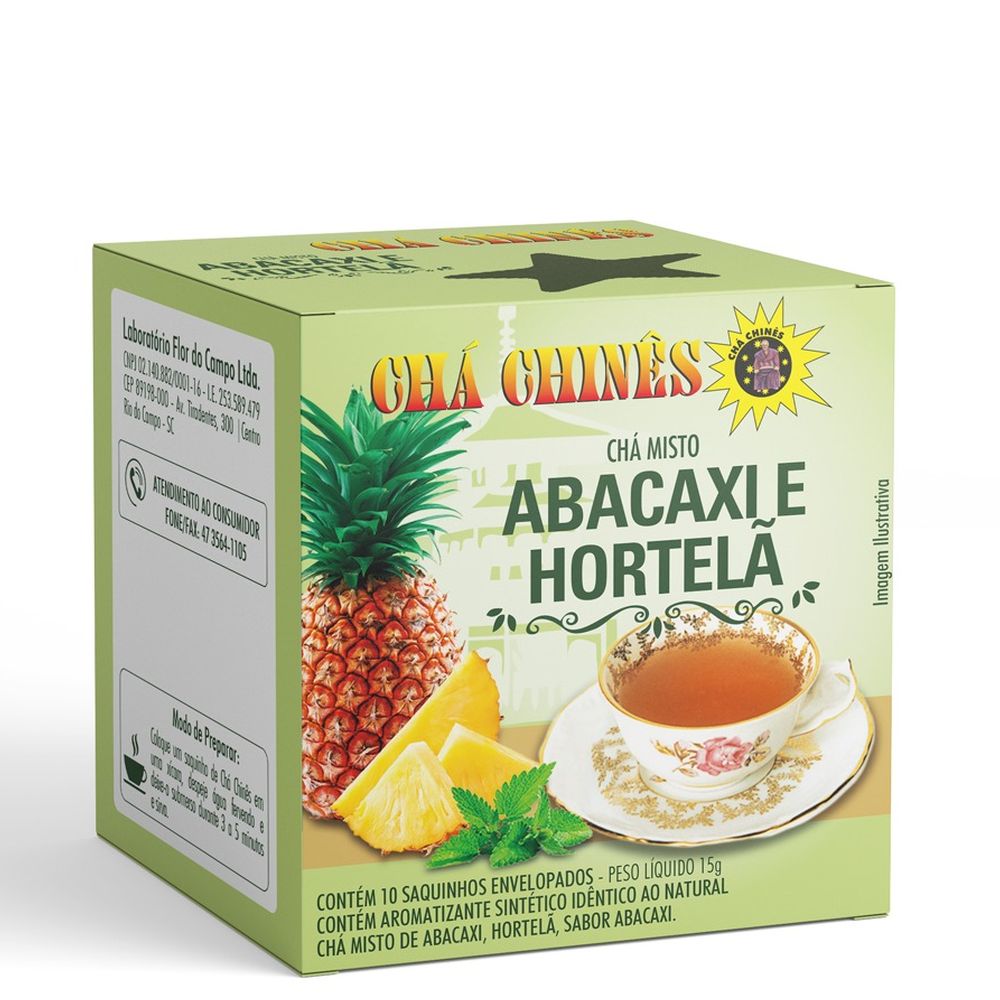 Cha Abacaxi com Hortela 15g Cha Chines