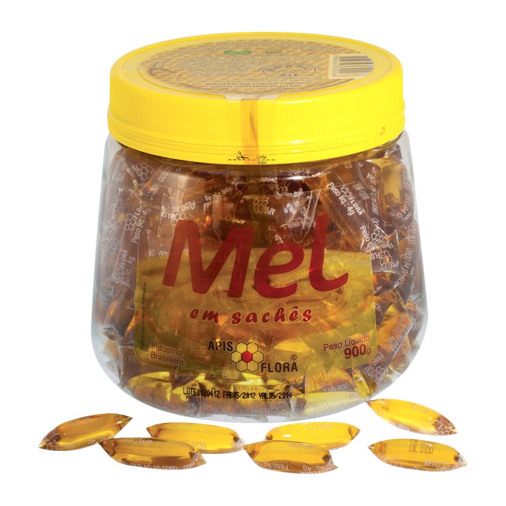 Mel Puro sache 900g pote Apisflora