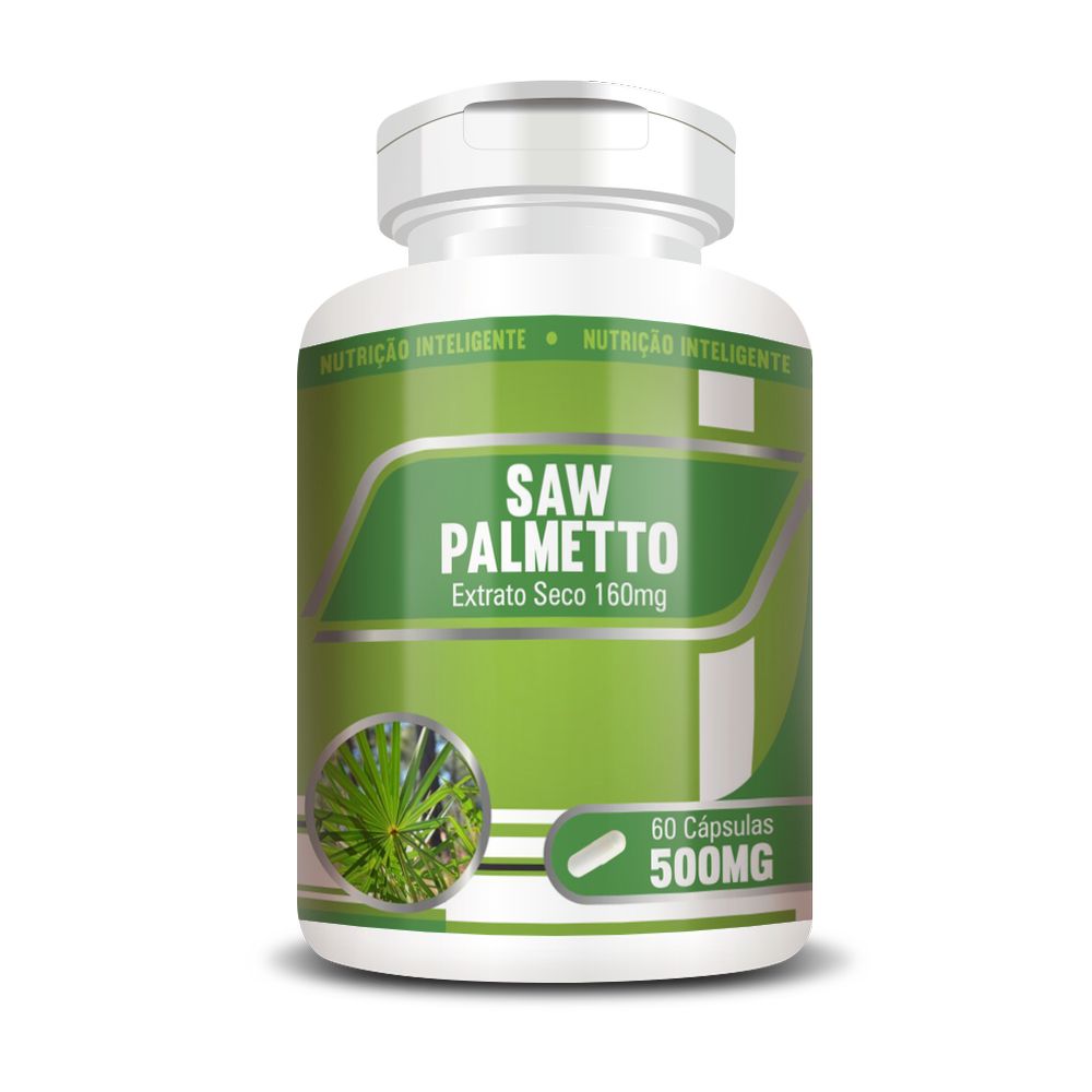 Saw Palmetto 500mg 60 cápsulas RN Suplementos